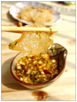 酸辣煎凉粉的做法步骤：7