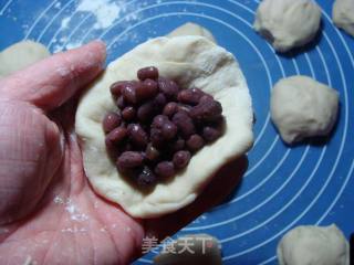 蜜红豆小排包的做法步骤：3