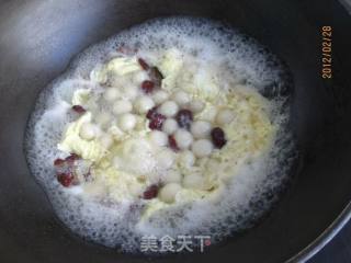 红枣小圆子蛋花汤的做法步骤：7