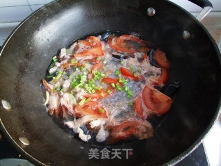 番茄皮蛋粉丝汤的做法步骤：10