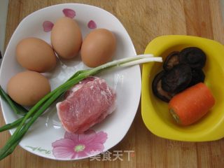 鸡蛋酿肉的做法步骤：1