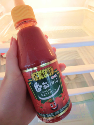 营养美味の蛋包饭。第一次做还满成功的的做法步骤：2