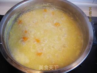 小米燕麦南瓜粥的做法步骤：7