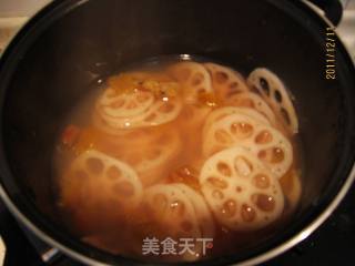莲藕山楂糖水的做法步骤：6