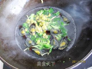 皮蛋蓝花汤的做法步骤：6