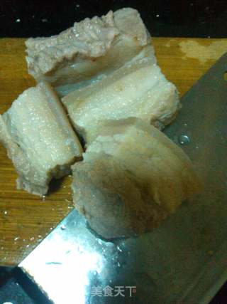 再做回锅肉的做法步骤：3