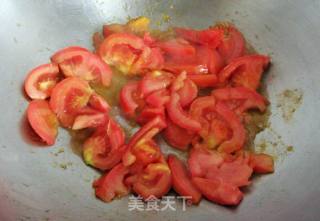 萱草花西红柿蛋面的做法步骤：4