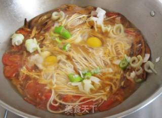 萱草花西红柿蛋面的做法步骤：8