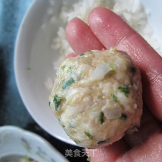 汁浸四喜丸子的做法步骤：5