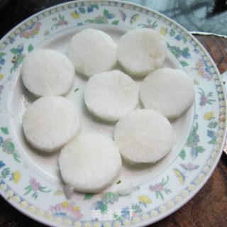 清蒸萝卜肉丸蛋的做法步骤：4