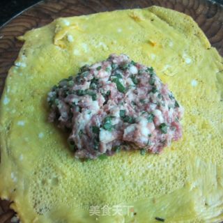 吉祥如意-----瘦肉蛋卷的做法步骤：4