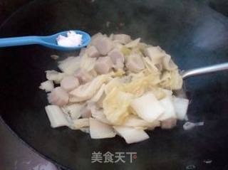 家常小菜——芋头烧白菜的做法步骤：8