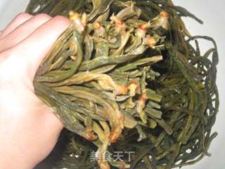 五花肉炖干豆角的做法步骤：2