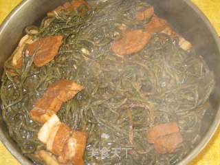 五花肉炖干豆角的做法步骤：11