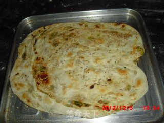 烤箱版葱花薄饼的做法步骤：18