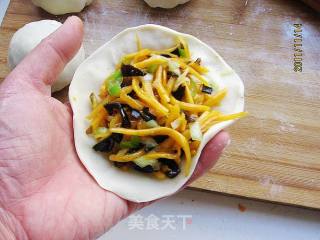 南瓜丝馅饼的做法步骤：8