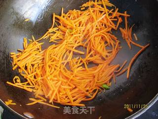 胡萝卜炒鸡蛋的做法步骤：6