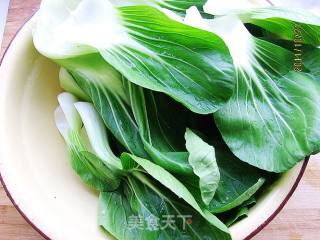 虾米手撕油菜的做法步骤：1