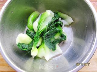 虾米手撕油菜的做法步骤：4