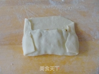 【红椒香菜肉褡裢火烧】褡裢火烧制作方法的做法步骤：13