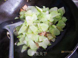 佛手瓜炒肉片的做法步骤：9