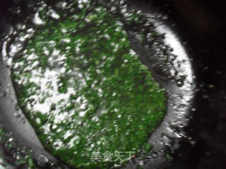 荠菜玉子虾仁的做法步骤：8