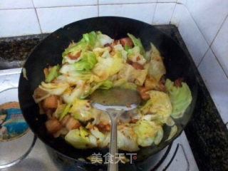 干锅包菜的做法步骤：9