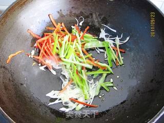 双椒咸菜丝的做法步骤：4
