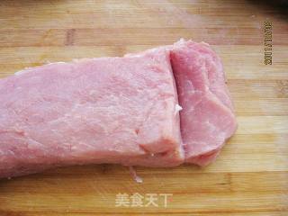 干炸菊花肉的做法步骤：1