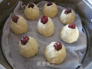 红枣豆渣窝头的做法步骤：10
