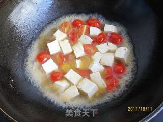 番茄烧豆腐的做法步骤：5