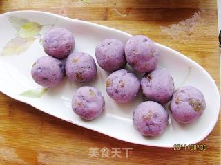 酸奶紫薯芝麻球的做法步骤：6