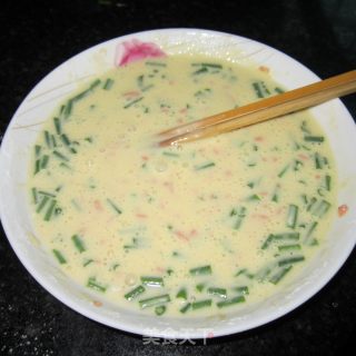 火腿鸡蛋饼的做法步骤：2