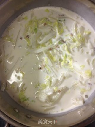 白菜奶油浓汤（低脂肪奶油浓汤系列之一）【传统的浓汤】新鲜尝的做法步骤：13