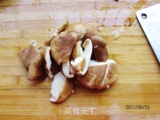 香菇素烧白菜的做法步骤：5
