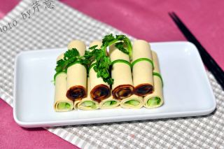 碧玉腐皮卷的做法步骤：7