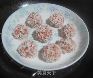 香菇肉珍珠丸的做法步骤：9