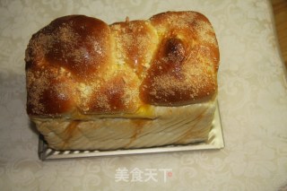蜜豆辫子吐司-中种的做法步骤：1