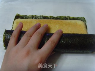 天冷了，蛋糕也要穿外衣【紫菜蛋糕卷】的做法步骤：18
