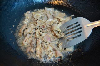 【滑肉豆角炒速食面】的做法步骤：6
