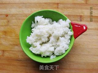 青菜火腿粥的做法步骤：1