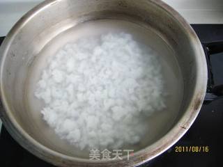 青菜火腿粥的做法步骤：2