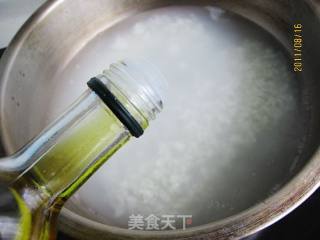 青菜火腿粥的做法步骤：3