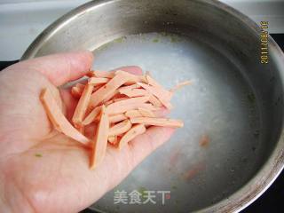 青菜火腿粥的做法步骤：5