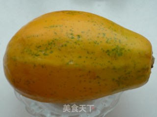 银耳豆浆木瓜饮的做法步骤：2