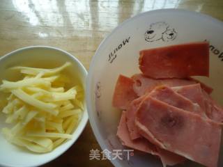 培根奶酪焗茄子的做法步骤：3