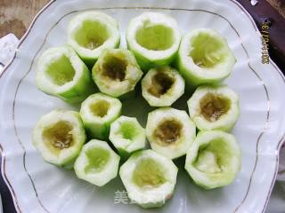 剁椒丝瓜蒸虾的做法步骤：3