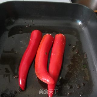 彩椒酿肉的做法步骤：4