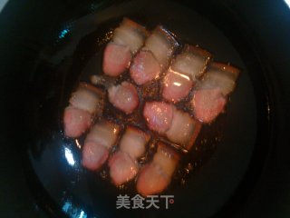 腊肉煲仔饭的做法步骤：2