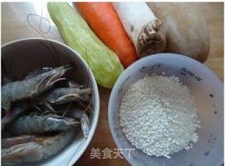 鲜虾粥底火锅的做法步骤：1